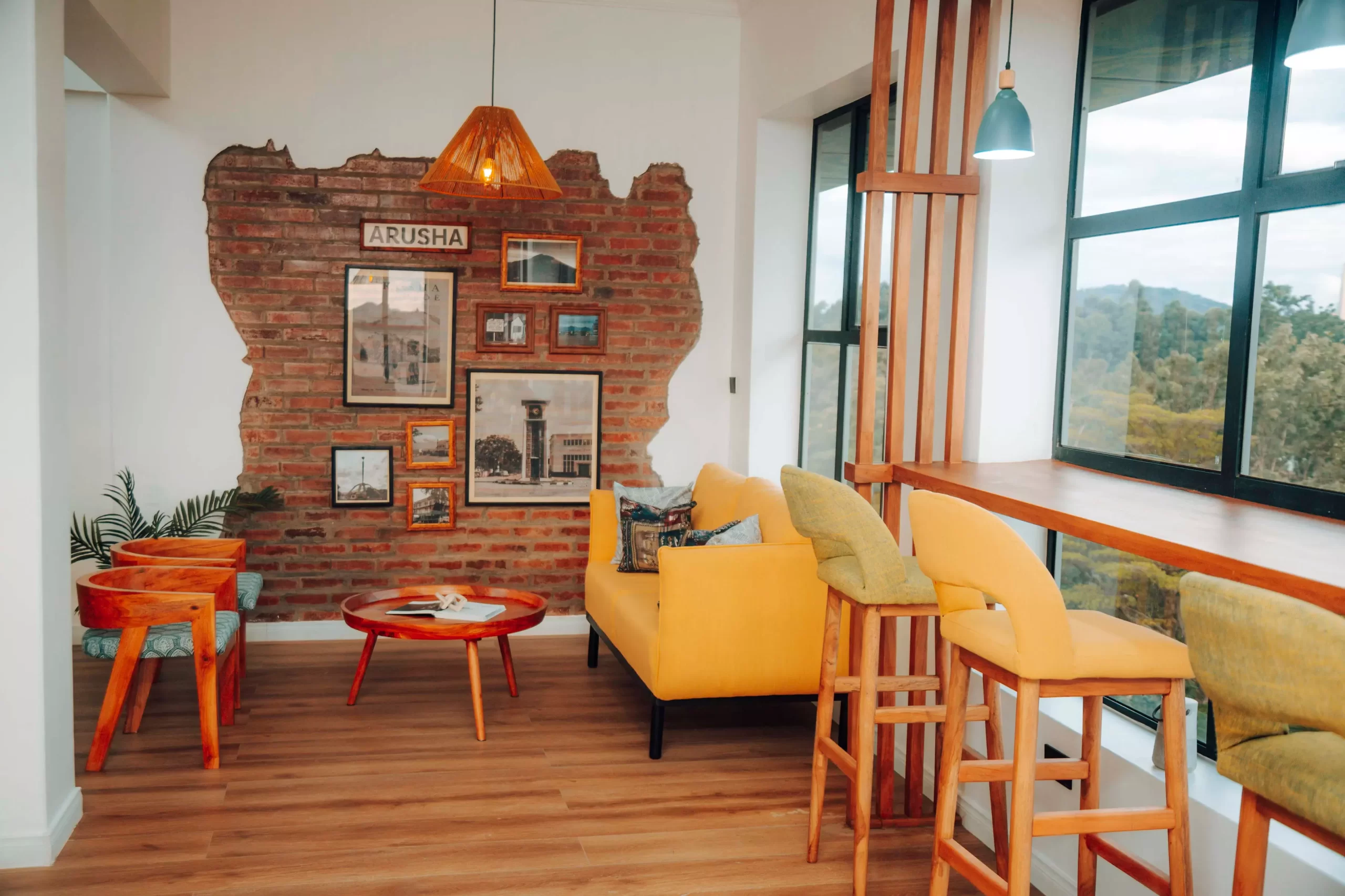 A welcoming corner of Link Space in Arusha
