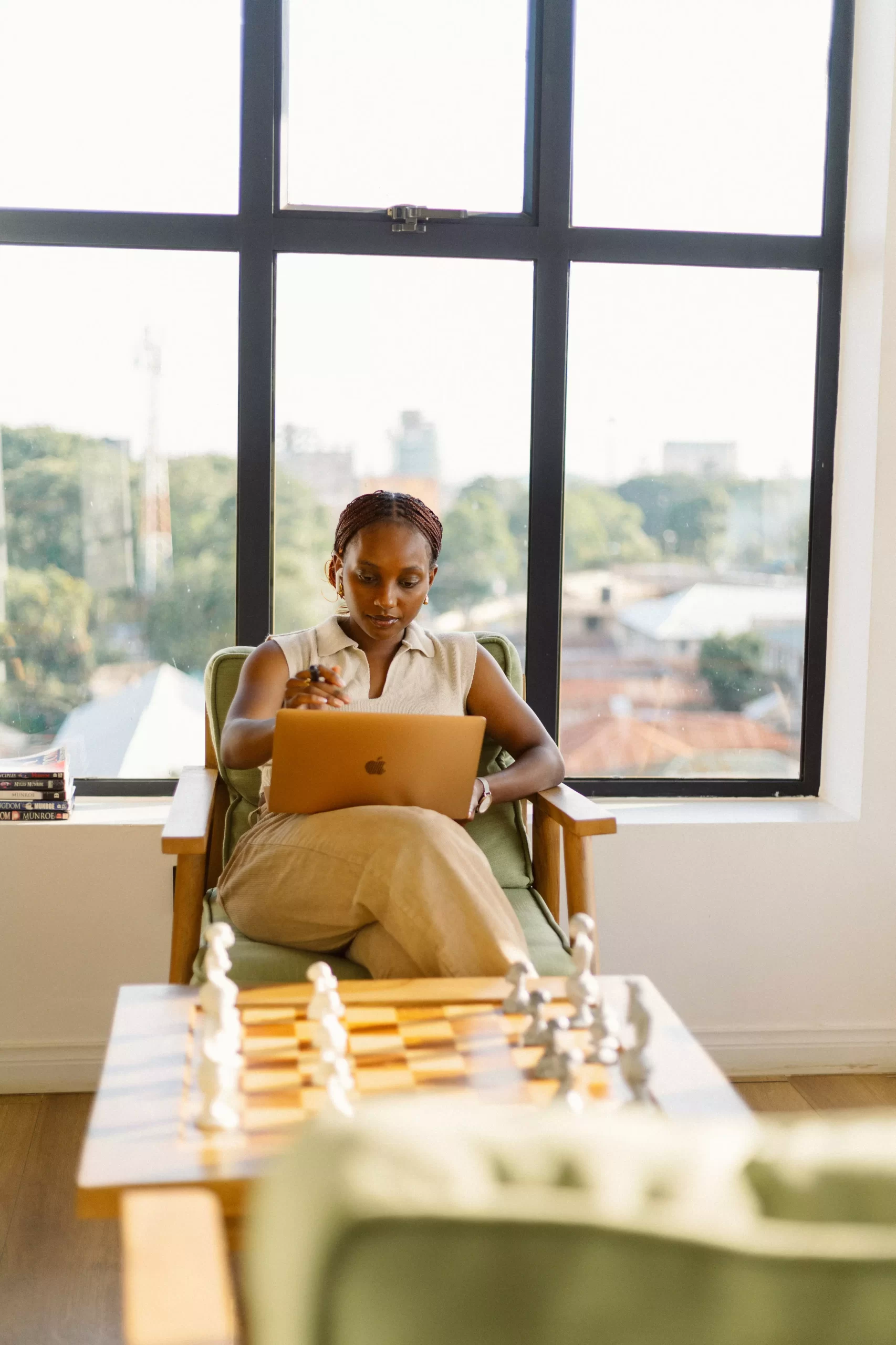 A member working comfortably at Link Space
